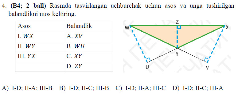 Vazifa №4, Matematika 5-sinf 2-CHSB DEMO